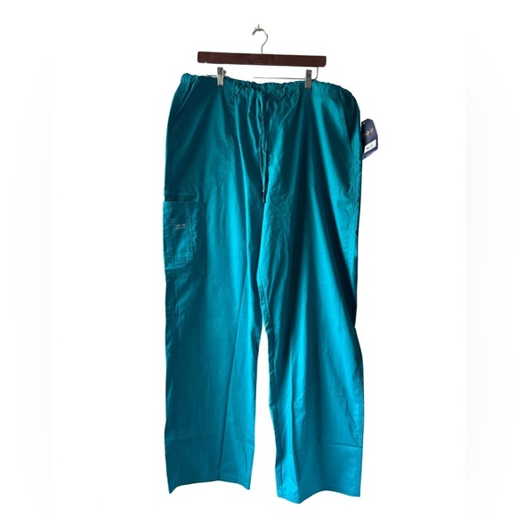 NWT Cherokee‎ blue scrub nursing pants size XL - Picture 1 of 7